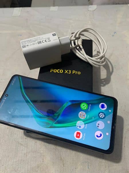 poco x3 pro 8/256 with full box charger PTA dual sim snapdragon 865+ 1