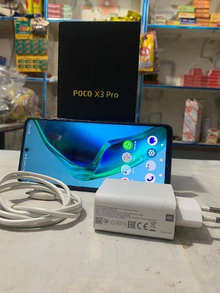 poco x3 pro 8/256 with full box charger PTA dual sim snapdragon 865+ 3