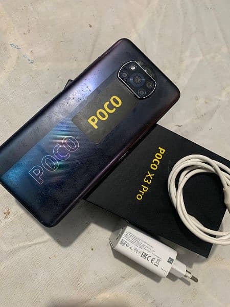 poco x3 pro 8/256 with full box charger PTA dual sim snapdragon 865+ 6