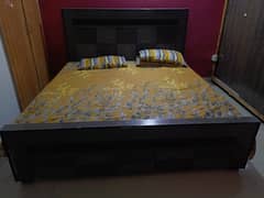 Double bed with mattress