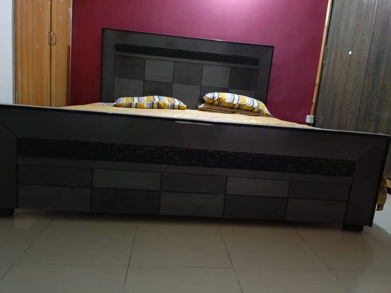 Double bed with mattress 1