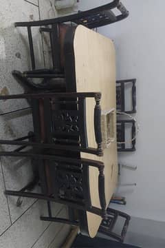 Dining Table with 6 chairs