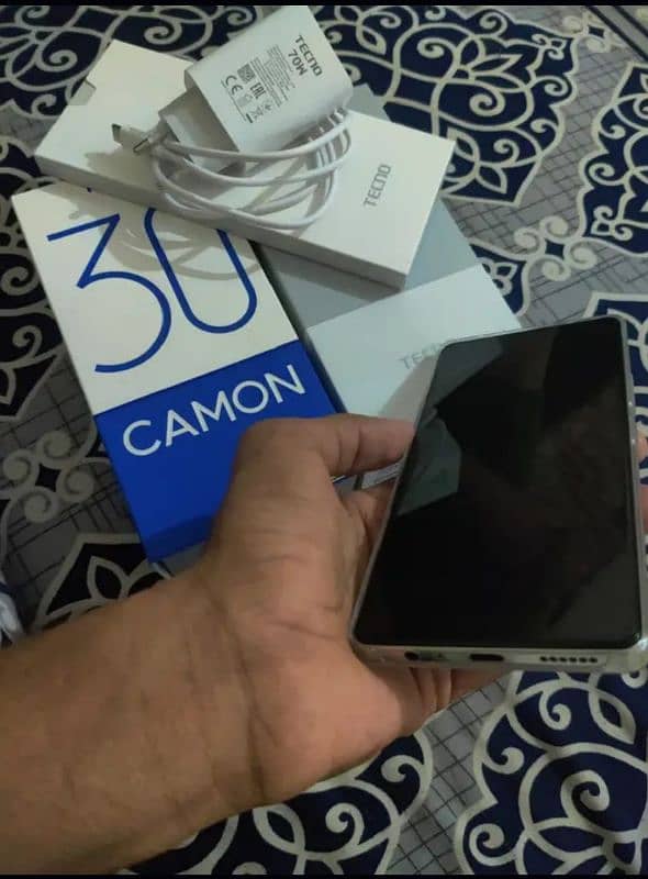 Tecno Camon 30 12/256gb 10/10 condition complete box 1