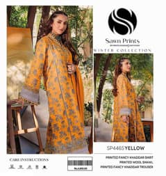 Swan Prints Winter Collection Fancy Khaddar 0