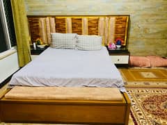 brand new bed set with best quality wood