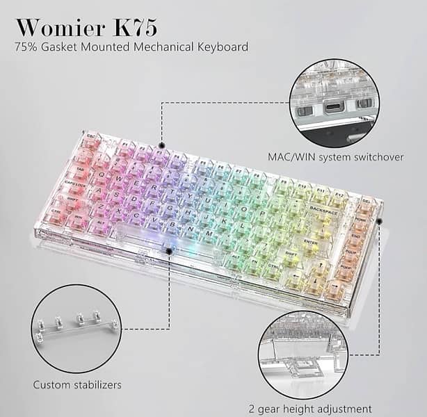 WOMIER KEYBOARD FROM UNITED STATES 2