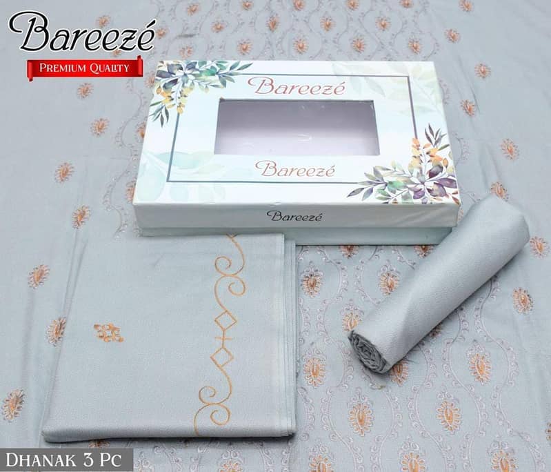 Bareeze Dhanak Faboulous 3 pcs suit 3