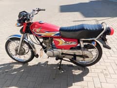 Honda CG 125 20 model all panjab number Biomartic smar