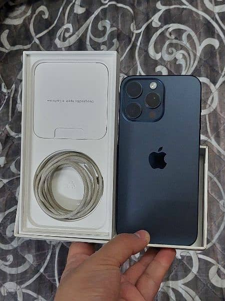 iphone 15 pro max blue 256 full sim time 0