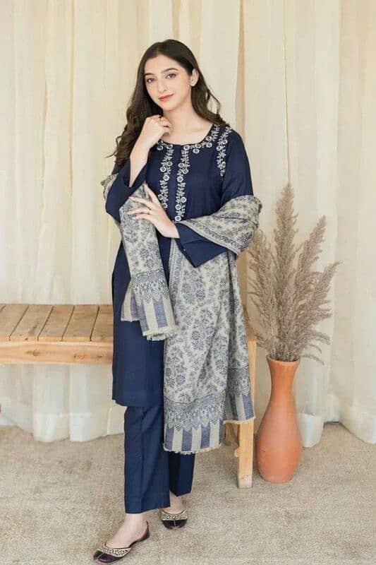 ladies dress/3 pc suit/casual/formal/stylish board/khaddar/dhanak 14