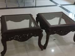 Wooden Carving Table Set