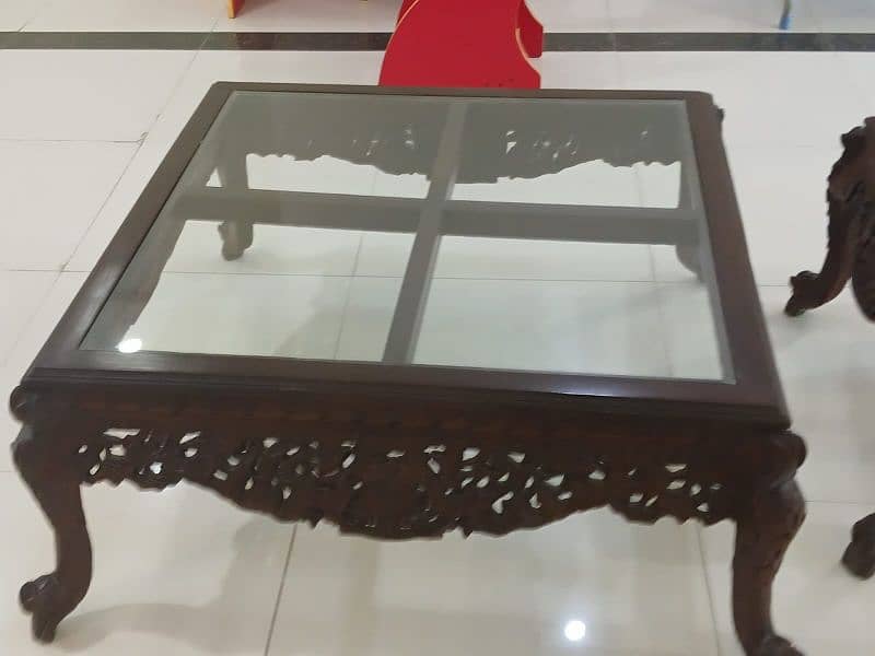 Wooden Carving Table Set 1