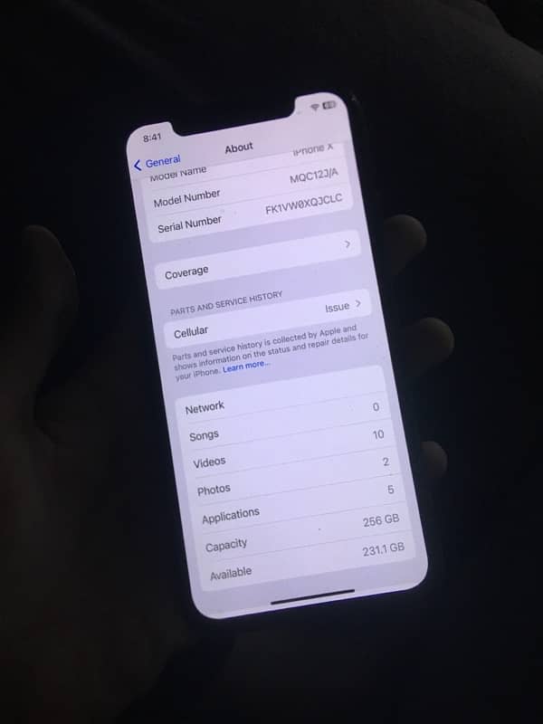 Iphone X 256gb all okay 9