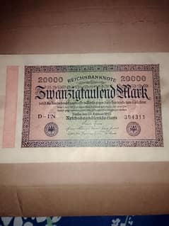 Old german currency