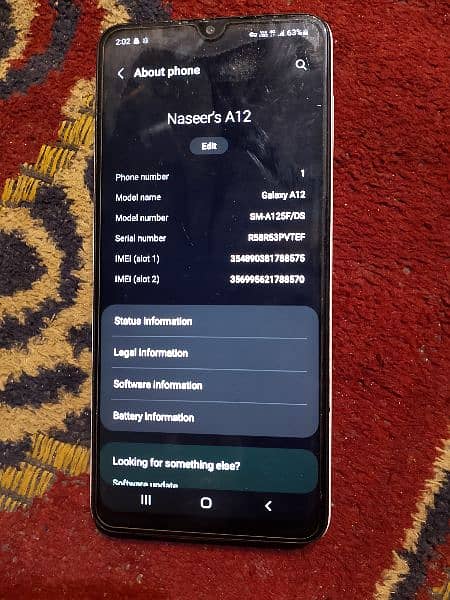 Galaxy A12 4+64 10/10 Condition 0