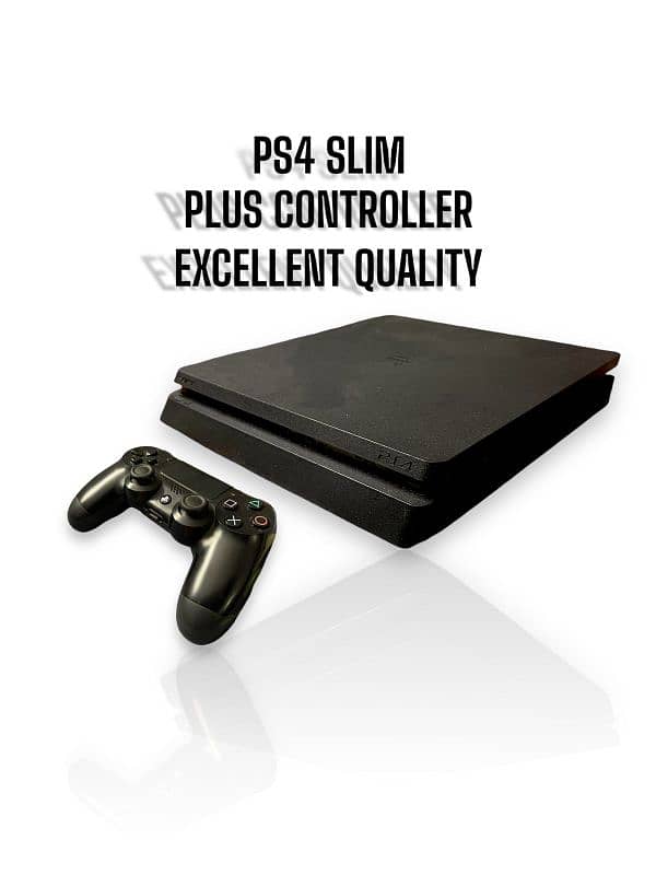 PS4 - SLIM plus one controller | excellent condition | 0