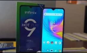 Infinix Hot 9play 4 64   6000mah battery