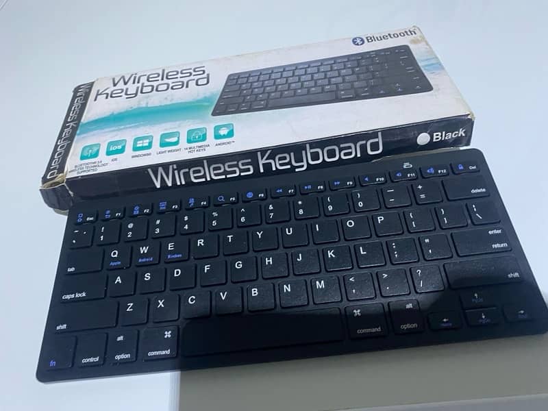 wirless keyboard for ios and android new box pack 1