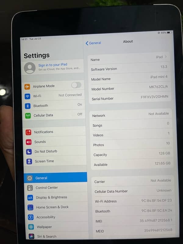 iPad Mini 4 128 GB 4