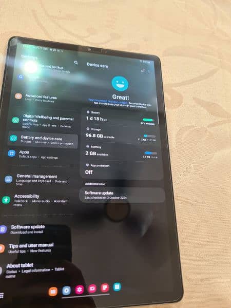 Samsung Tab S6.128gb and 12gb Ram 3