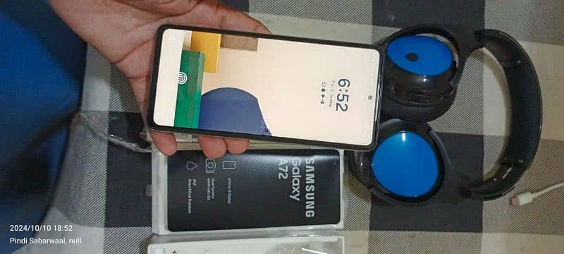 samsung A72 zero phone PTA approad 8/256 1