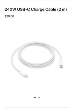 APPLE USB C 2 METER CABLE ( slide to check compatibility )