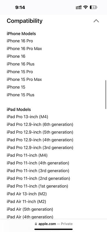 APPLE USB C 2 METER CABLE ( slide to check compatibility ) 3