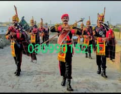 Fauji Band Baja/Dhol for mendi & barat event/Pipe band/foji band baj