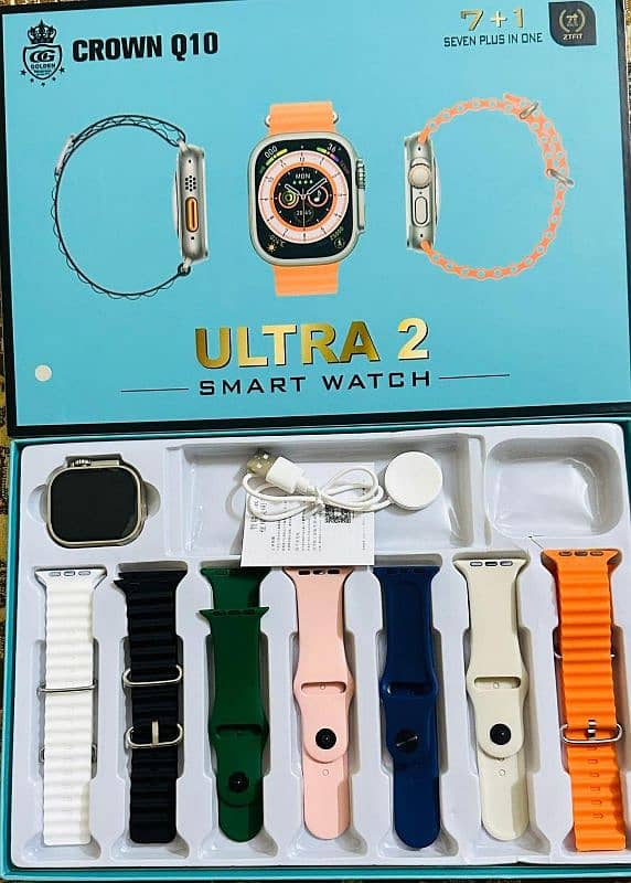 Ultra 2 Smart Watch With 7 strap 3