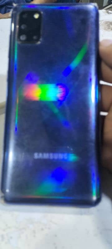 Samsung A31 new condition with box charger finger display 1