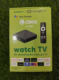 Cbox C1000 andriod 15.1 original 2/16 show 8/128 voice control 0