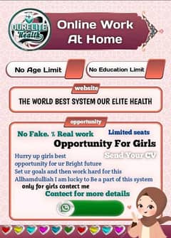 online work for girls in only 500/_