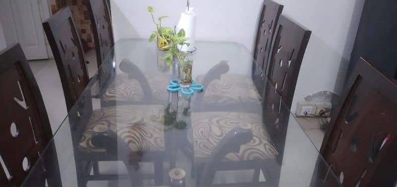 sheeshum dinning table 6 person high quality 7