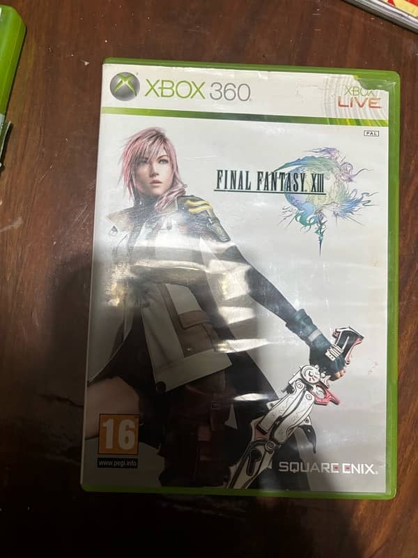 Xbox 360 games, 1) final fantasy XIII 2) DJ Hero 1