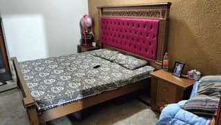 Bed+ Side Tables + Dressing Table For Sale