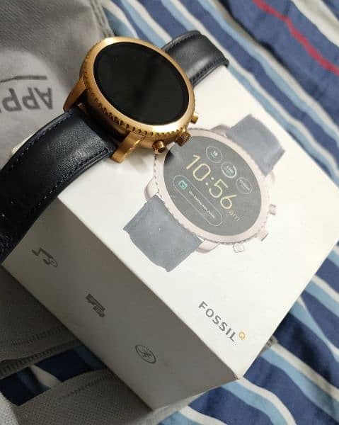 Fossil Q Explorist Rose Gold Smart Watch 1