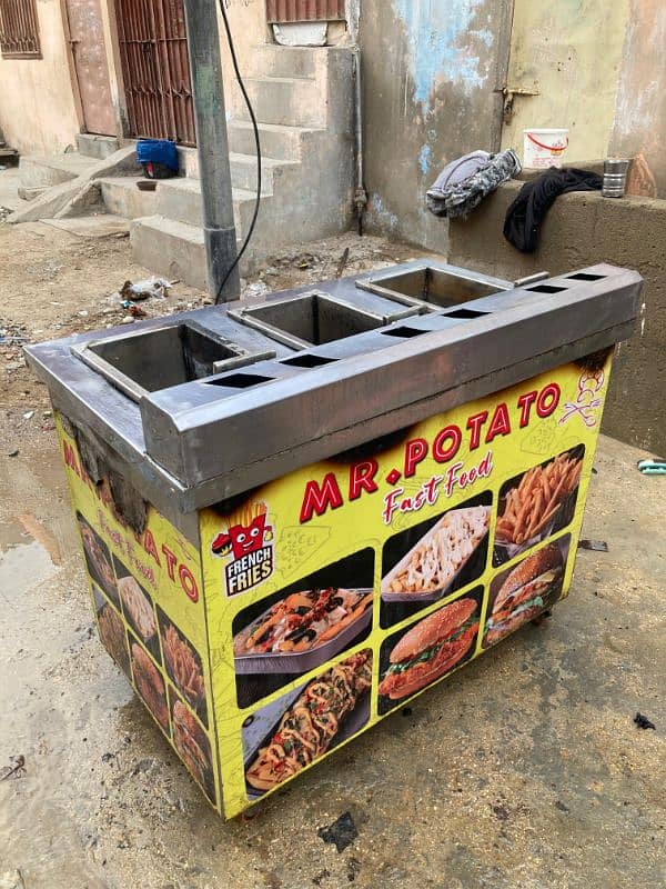 Stainless steel potato fryer 9