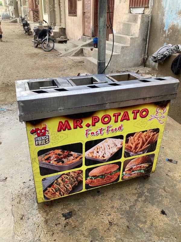 Stainless steel potato fryer 11