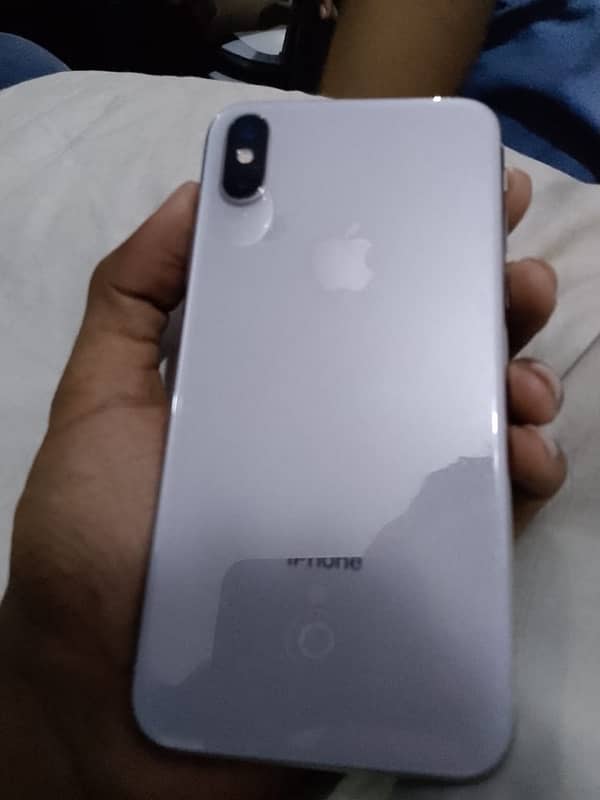 iPhone X  white colour non pta 64gb 0