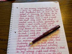 hand writing