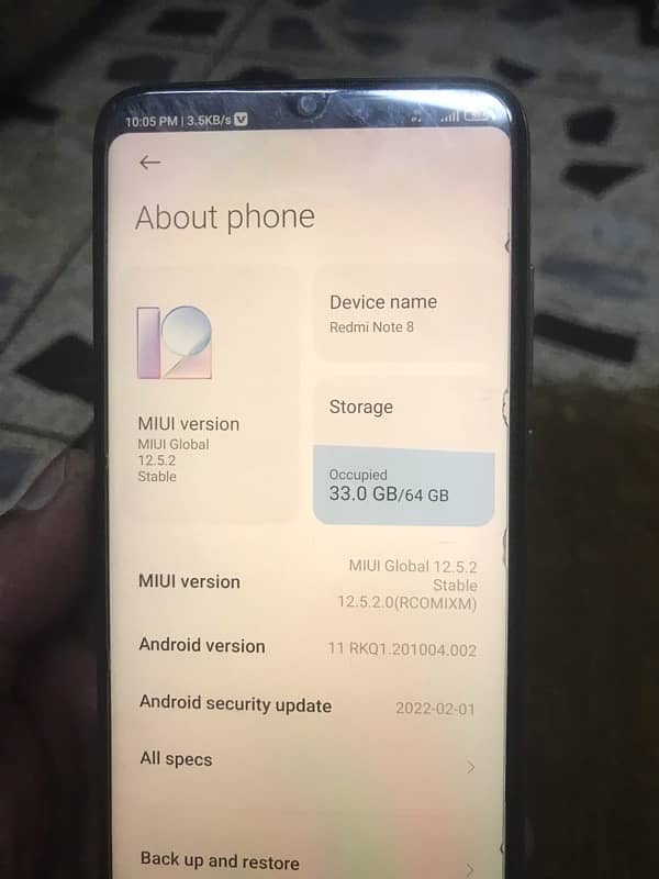 REDMI NOTE 8 OFFICIAL PTA FOR SALE 6