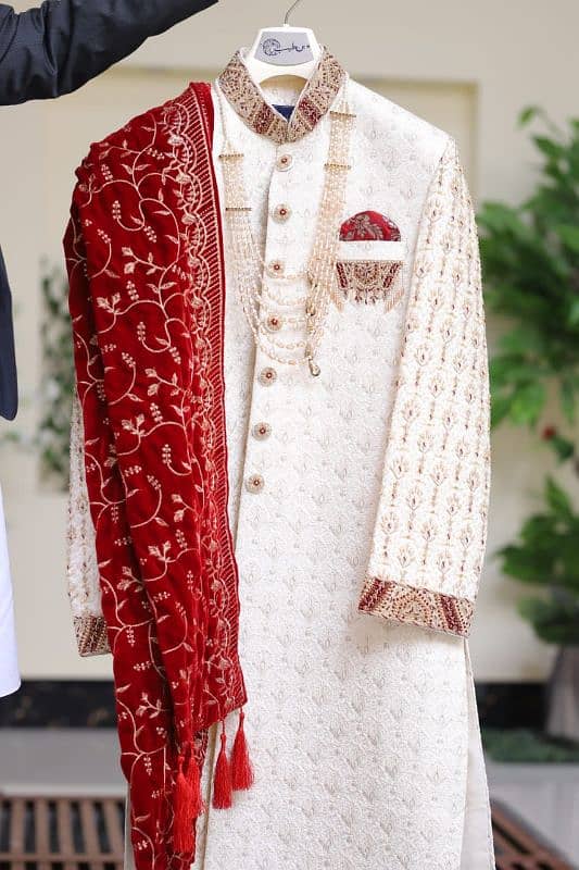 sherwani,#groom#wedding#designer#like brandnew#barkatAli#lahore 0