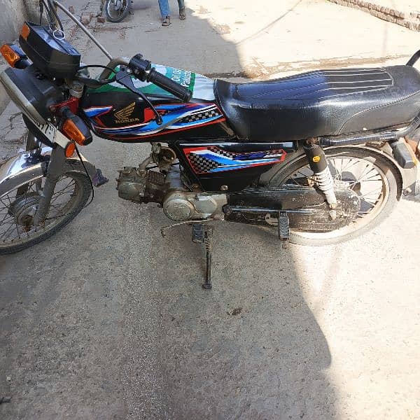 super Star motor Cycle 70cc urgent for sale 3