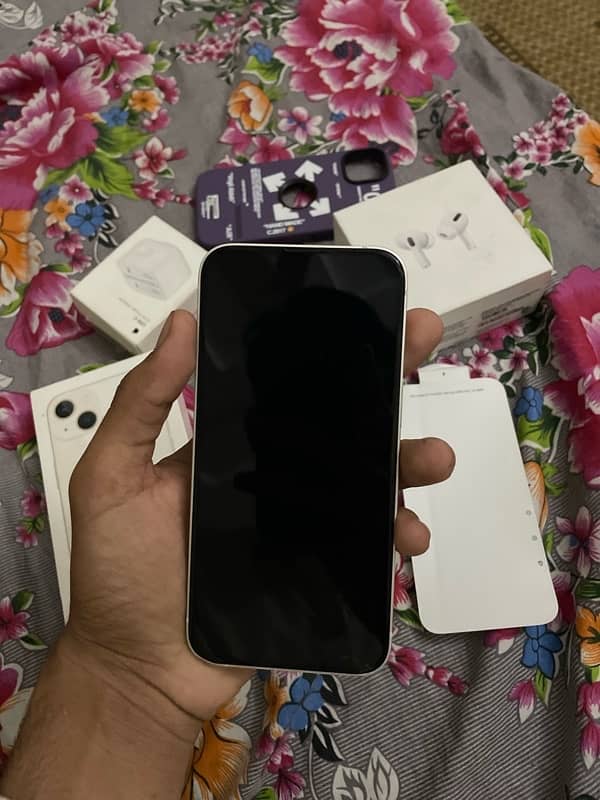 Iphone 13 128gb Non PTA Sim Working with Box 5