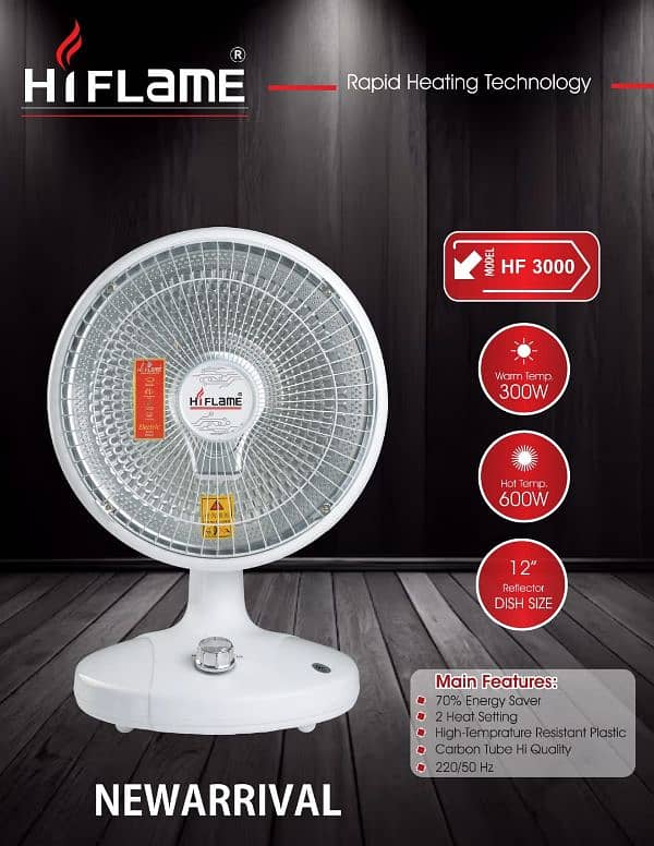 hiflame electric heater 0