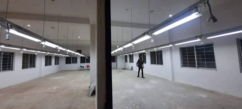 8000 sq. ft. Brand new double story factory available for rent in small Sunder Estate Lahore 5