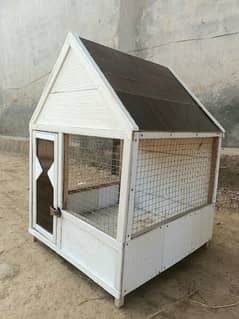 Beautiful wooden cage for birds