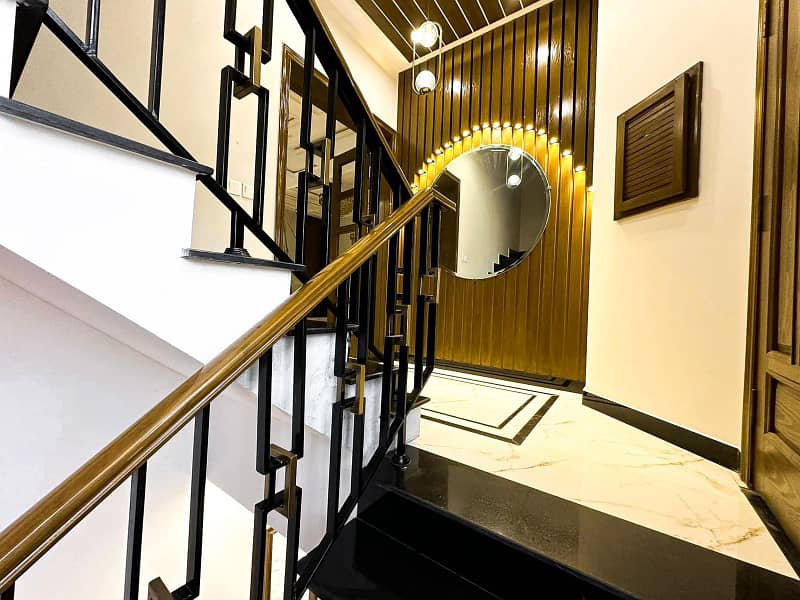 Ten Marla Non-Furnished Brand New Ultra Modern Designer, Next Generation Lavish House For Sale In Bahria Town, Lahore. 6