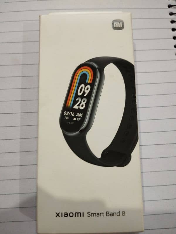 Mi band 8 2024 7 month used minnor sctracth 0