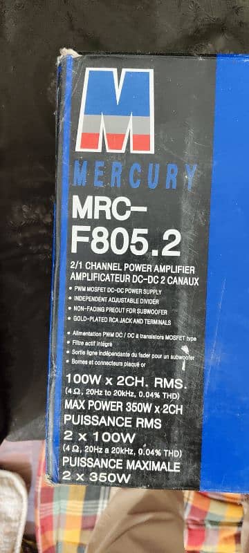 Mercury MRC F805.2 amplifier controller amp 3